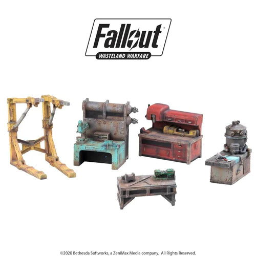 Fallout: Wasteland Warfare - Terrain Expansion: Settlement Work Benches