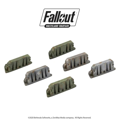 Fallout: Wasteland Warfare - Military Barricades Scenic Set