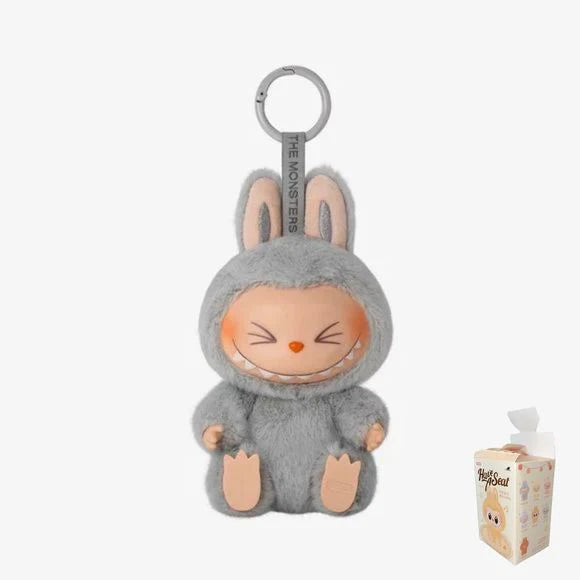 POP MART Labubu V2 Have A Seat The Monsters HEHE Plush Keychain AUTHENTIC