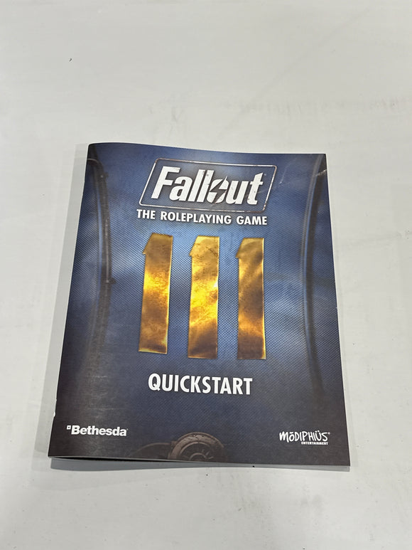 Fallout RPG Quickstart