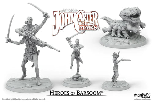 John Carter of Mars: Miniatures: Heroes of Barsoom