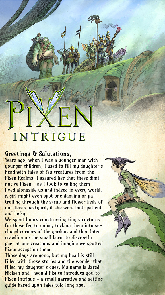 Pixen Intrigue: An Illustrated 5e Setting