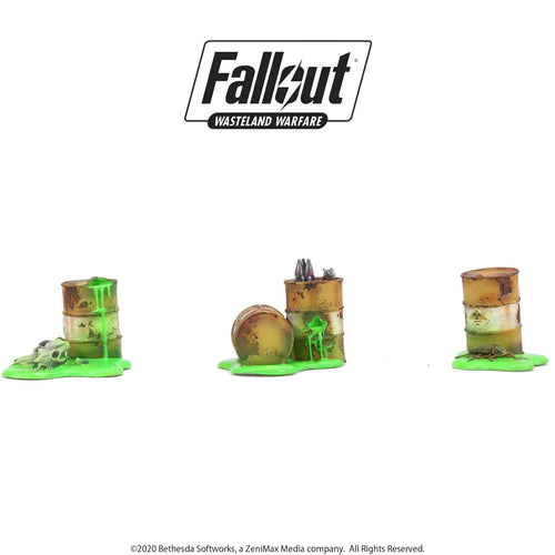 Fallout: Wasteland Warfare - Terrain Expansion: Radioactive Containers