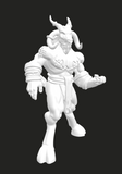 Baphataur STL 3D Miniature for GrymWyrd Horror Epics