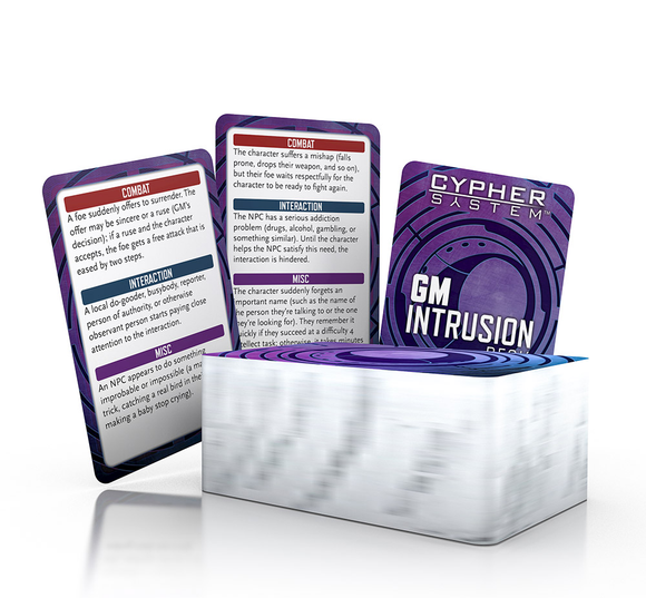 Cypher System GM Intrusion Deck