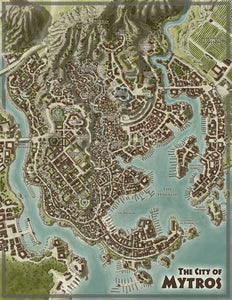 Odyssey of the Dragonlords: Double sided Map of Thylea & Mytros