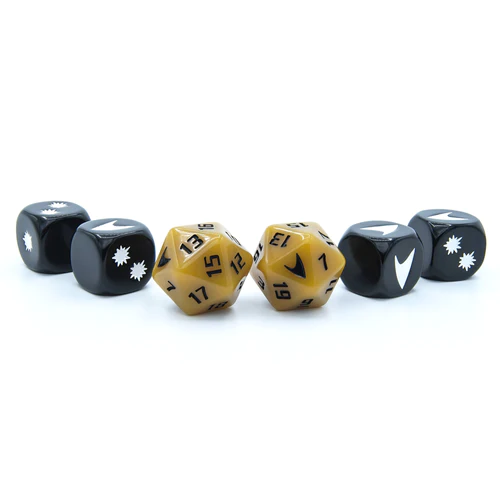 Modiphius Star Trek Adventures Science Division Dice Set - Dés Officiels Jeu De Rôle