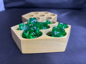 Chessex Dice Set - Translucent Green/white