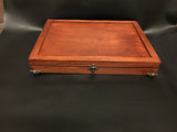 Vintage Wooden Dice Collection Box for 88 Dice