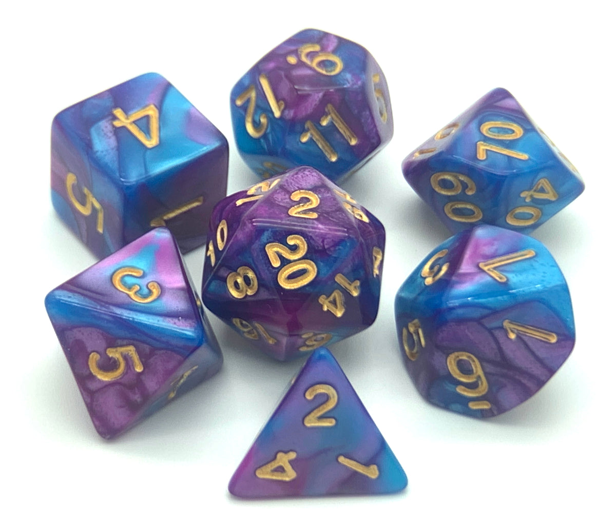 Azure Sky - Polyhedral Dice Set – World of Game Design