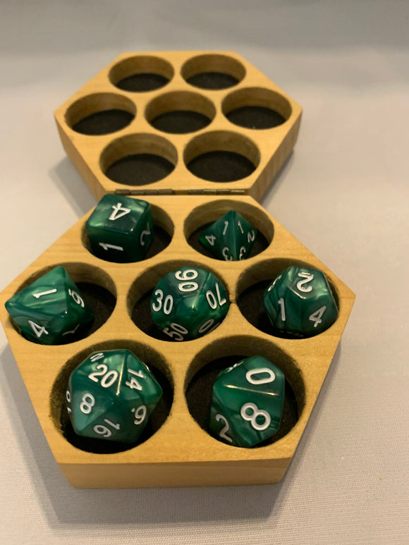 Jade Forest - Polyhedral Dice Set